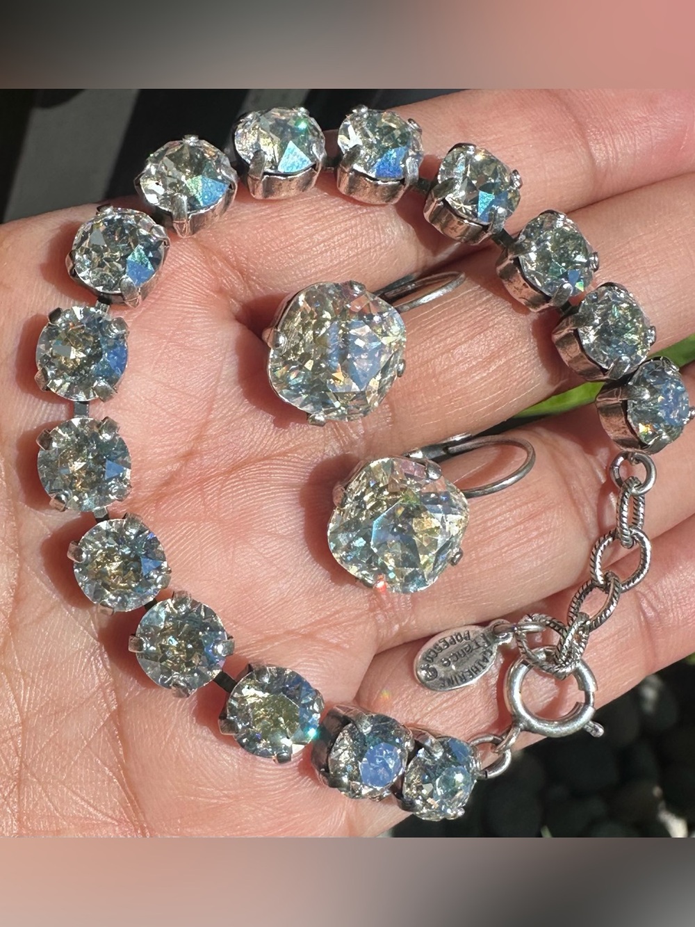 Brand New Catherine Popesco Bracelet & Earrings